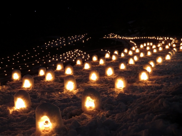 2 3 4 日本夜景遺産認定 湯西川かまくら祭り鑑賞 平家落人伝説残る